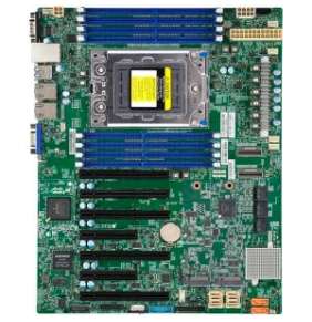 Supermicro mainboard server MBD-H12SSL-i-B, ATX, 8 DIMM slots, 8 SATA3, 2 M.2, 8 SATA3 or 2 NVMe via single SlimSAS x8, 