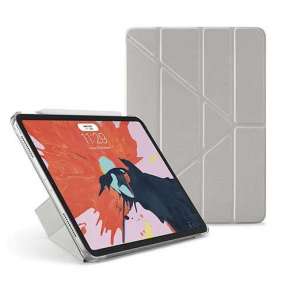 Pipetto puzdro Origami Case pre iPad Pro 11" 2018 - Silver & Clear