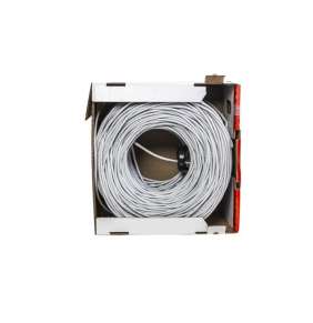 UTP kabel LYNX REELEX AIR, Cat5E, drát, PVC, Eca, šedý, 305m