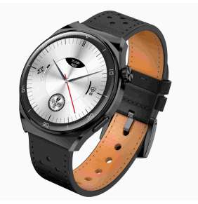 Garett Smartwatch V12 Black leather