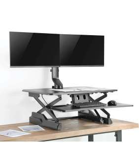 Tripplite Držák pro montáž monitoru na stůl, nastavitelná výška, pro 2x 17"…32" monitory