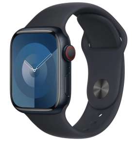 Apple Watch S9 Cell/41mm/Midnight/Sport Band/Midnight/-S/M