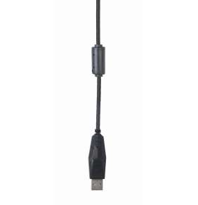 Gembird MUS-UL-02/Ergonomická/Optická/Pro praváky/Drátová USB/Černá