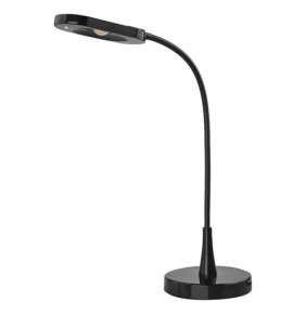 EMOS LED stolná lampa black & home, čierna 