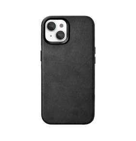 Woodcessories kryt Bio Leather Case MagSafe pre iPhone 15 - Black