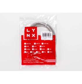 LYNX patch kabel Cat5E, UTP - 2m, šedý
