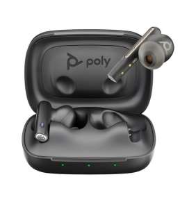 Poly Voyager Free 60 MS Teams bluetooth headset, BT700 USB-C adaptér, nabíjecí pouzdro, černá