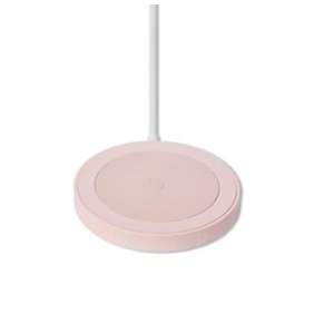 Decoded Magnetic Wireless Charging Puck 15W - Powder Pink