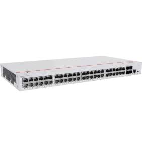Huawei S310-48P4S Switch  (48*10/100/1000BASE-T ports(380W PoE+), 4*GE SFP ports, built-in AC power)