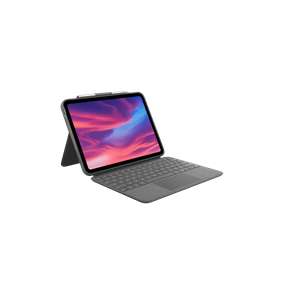 Logitech® Combo Touch for iPad (10th gen) - OXFORD GREY - UK - INTNL