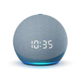Amazon Echo Dot 4, Twilight Blue s hodinami