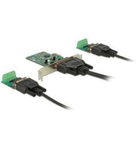 Delock PCI Express Card   2 x Serial RS-422/485 ESD protection optional surge protection