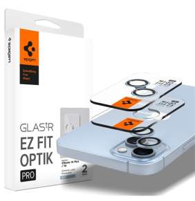Spigen Optik Pro Lens Protector pre iPhone 15/15 Plus - Blue