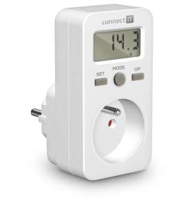 CONNECT IT PowerMeter měřič spotřeby el. energie, display, dětská pojistka