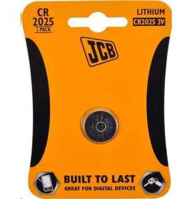 JCB knoflíková lithiová baterie CR2025, blistr 1 ks
