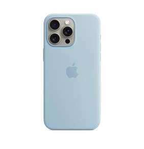 Apple iPhone 15 Pro Max Silicone Case with MagSafe - Light Blue