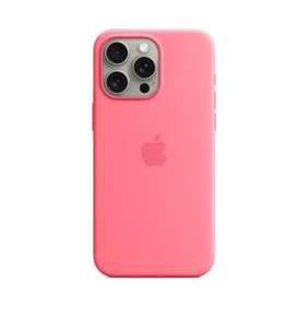 Apple iPhone 15 Pro Silicone Case with MagSafe - Pink