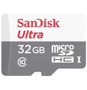 Karta SanDisk MicroSDXC 128 GB Ultra (80 MB/s, trieda 10 - balenie pre tablety, Android) + adaptér