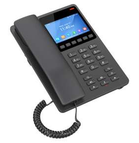 Grandstream GHP631 SIP hotelový telefon s displejem, černý