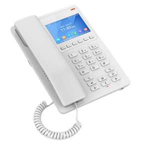 Grandstream GHP630W SIP WiFi hotelový telefon s displejem, bílý