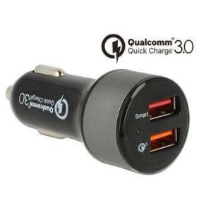 Navilock Autonabíječka 2 x USB Type-A s Qualcomm® Quick Charge™ 3.0