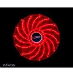 přídavný ventilátor Akasa Vegas LED 12 cm červená