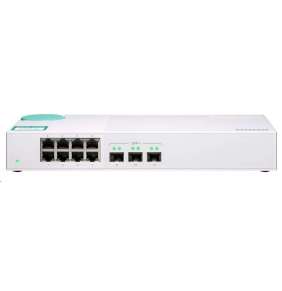 QNAP QSW-308S Eight 1GbE NBASE-T ports, Three 10GbE SFP+  unmanage switch
