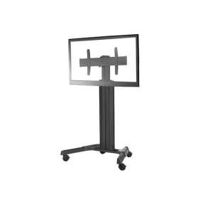 NEC PDMHM-L - Large mobile manual height-adjustable trolley for LFDs from 40" to 80", up to 90 kg,