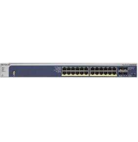 Netgear M4100 24x 10/100/1000 Layer 2+ Managed Gigabit Switch with static routing, 4 SFP GBIC slots, 24 PoE ports
