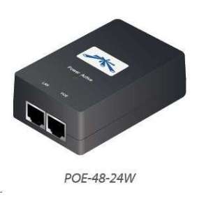 Ubiquiti POE-48-24W - PoE adapter 48V/0,5A (24W), včetně napájecího kabelu