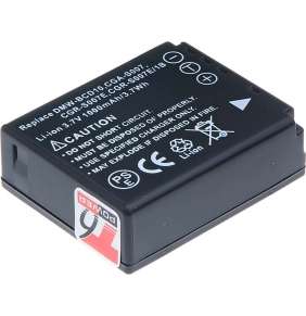 Baterie T6 Power Panasonic DMW-BCD10, CGA-S007, CGR-S007E, CGR-S007E/1B, 1000mAh, 3,7Wh