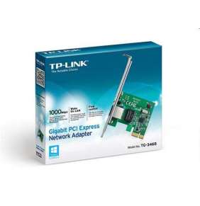 tp-link TG-3468, PCI-E Gigabit Network Adapter, 10/100/1000Mbit/s, Realtek RTL8169SC chip, full profile bracket