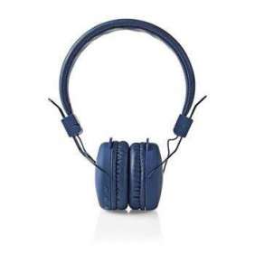 Nedis HPBT1100BU - Bezdrátová Sluchátka | Bluetooth® | On-ear | Skládací | Modrá