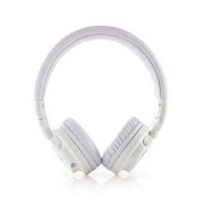 Nedis HPWD2100WT - Kabelová Sluchátka | On-ear | Skládací | Odnímatelný Kabel 1,2 m | Bílá barva