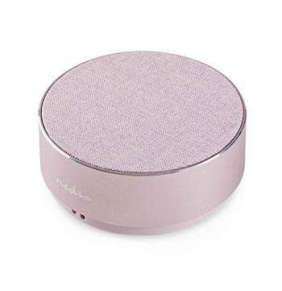 Nedis SPBT1001PK - Bluetooth® Reproduktor | 9 W | Kovový Design | Růžové zlato