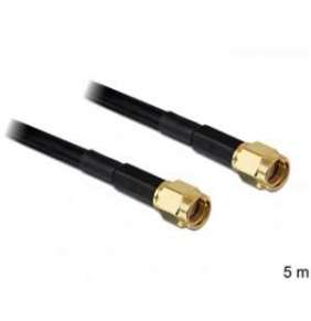 Delock HF koaxiální kabel RP-SMA plug   RP-SMA plug LMR195, 5 m