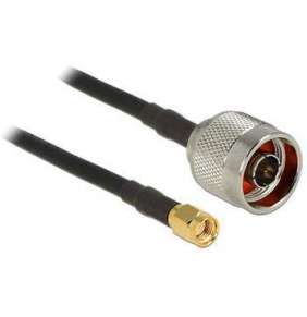 Delock anténní kabel N Plug   RP-SMA Plug CFD200 2 m, nízká ztráta