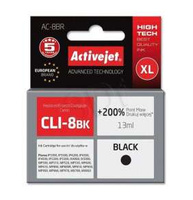 Atrament ActiveJet pre Canon CLI-8 Black 15ml + chip