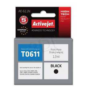 Atrament ActiveJet pre Epson T0611 D68/D88/DX3800 Black AE-611