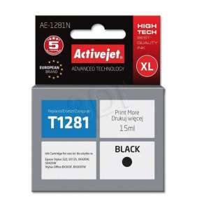 Atrament ActiveJet pre Epson T1281 čierna 15 ml