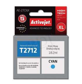 Atrament ActiveJet pre Epson T2712  Cyan  AE-27CNX 18,2ml