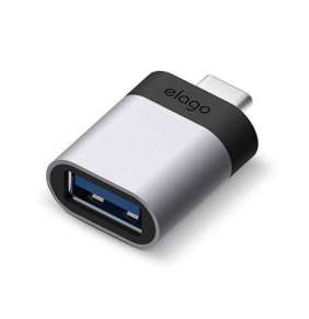 ELAGO Mini USB-C to USB 3.0 adapter 2 ks - Silver