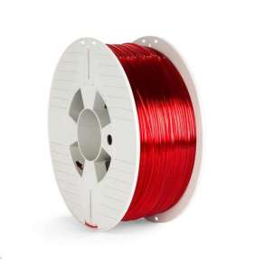 VERBATIM Filament pre 3D tlačiarne PET-G 1.75mm, 327m, 1kg červená priehľadná