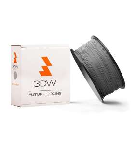 3DW - PLA filament 1,75mm šedá, 0,5 kg,tisk190-210°C