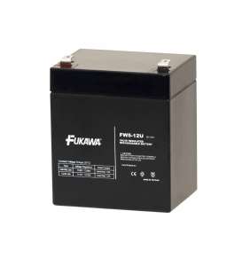 FUKAWA olověná baterie FW 5-12 U do UPS APC/ AEG/ EATON/ Powerware/ 12V/ 5Ah/ životnost 5 let/ Faston F2-6,3mm