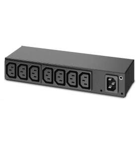 APC Rack PDU, Basic, 0U/1U, 120-240V/15A, 220-240V/10A, (8) C13, IEC-320 C14