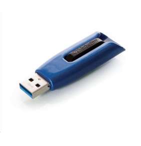 VERBATIM Flash Disk 128GB V3 MAX, USB 3.0, modrá