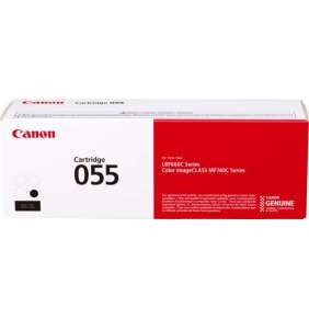Canon originální toner CRG-055Bk (černý, 2300str.) pro Canon MF742Cdw, MF744Cdw, MF746Cx, LBP663Cdw, LBP664Cx