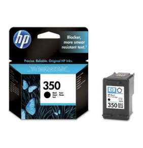 HP 350 Black Inkjet Print Cartridge with Vivera Ink