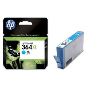 HP 364XL Cyan Ink Cart, 6 ml, CB323EE (750 pages)